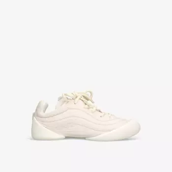 Низкие кроссовки Flexion из текстурированной кожи с резиновой отделкой Alexander Mcqueen, белый
