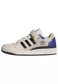 Низкие кроссовки FORUM adidas Originals, белая сердцевина черный прозрачный синий