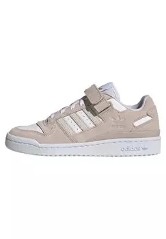 Низкие кроссовки FORUM adidas Originals, серо-коричневый/кремово-белый/бело-облачный