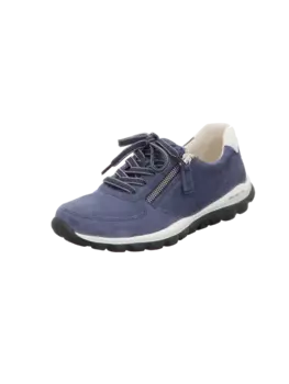 Низкие кроссовки Gabor Comfort Bequem Schnr Sportl Lose Einlagen, цвет jeans/weiss