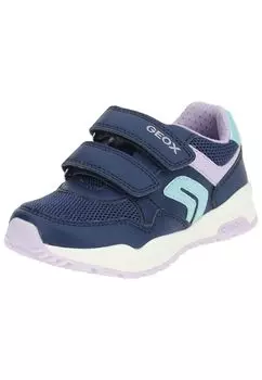 Низкие кроссовки Geox, цвет Navy/Lila