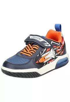 Низкие кроссовки Geox, цвет Navy/Orange