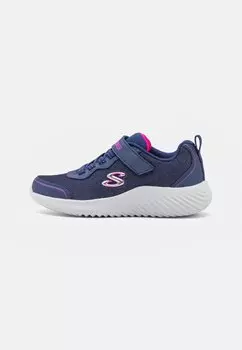 Низкие кроссовки Gore Strap Sparkle Skechers, цвет navy