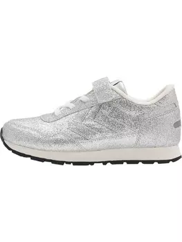Низкие кроссовки Hummel Elastische Schnrsenkel Low Reflex Glitter Mdchen, серебряный