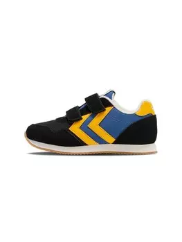 Низкие кроссовки Hummel Klettverschluss Low Reflex Double Kinder, цвет blue/yellow