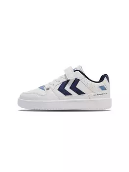 Низкие кроссовки Hummel Klettverschluss Low St Power Kinder, цвет white/blue