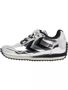 Низкие кроссовки Hummel Low Reflex Bubblegum Jr, серебряный