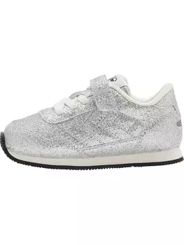 Низкие кроссовки Hummel Low Reflex Glitter Infant, серебряный