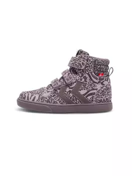 Низкие кроссовки Hummel Stadil Print Jr, цвет SPARROW