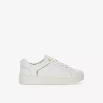 Низкие кроссовки из искусственной кожи с логотипом Elli Dune, белый