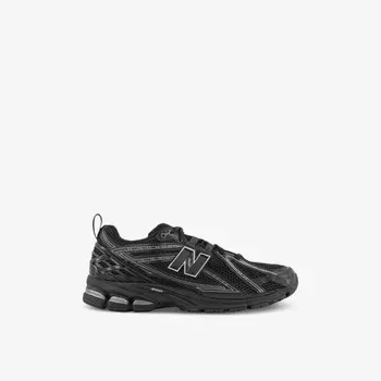 Низкие кроссовки из кожи и сетки с фирменной нашивкой 1906 года New Balance, черный