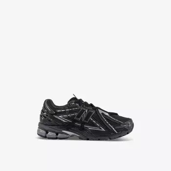 Низкие кроссовки из кожи и сетки с фирменной нашивкой 1906 года New Balance, черный