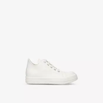 Низкие кроссовки из вощеного хлопка с носком Rick Owens, бежевый