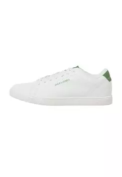 Низкие кроссовки Jfwboss Jack & Jones, цвет white detail:medium green