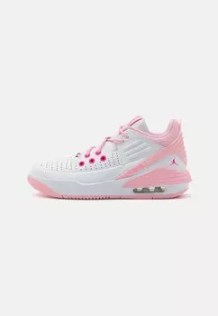 Низкие кроссовки JORDAN MAX AURA 5 (GS) Jordan, белый/средний нежно-розовый/ярко-розовый