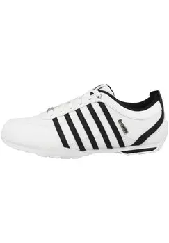 Низкие кроссовки K-SWISS, белый черный черный белый