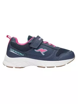 Низкие кроссовки Kangaroos K Ni Keno, цвет dunkelblau/pink