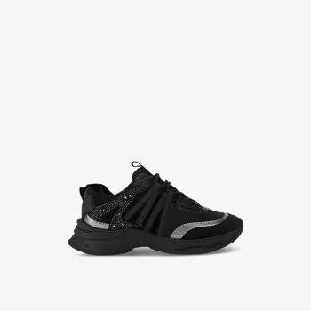 Низкие кроссовки Kelsie из искусственной кожи, украшенные кристаллами Kg Kurt Geiger, черный