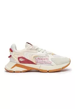 Низкие кроссовки Lacoste, blanc rouge