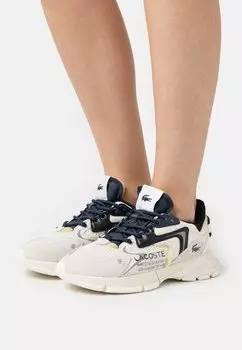 Низкие кроссовки Lacoste, кремовый/черный