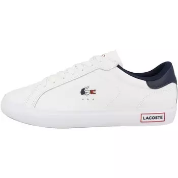 Низкие кроссовки Lacoste low Powercourt TRI22 1 SMA Leather, белый
