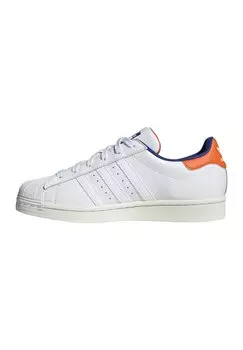 Низкие кроссовки LIFESTYLE SUPERSTAR adidas Originals, weissorangeblau