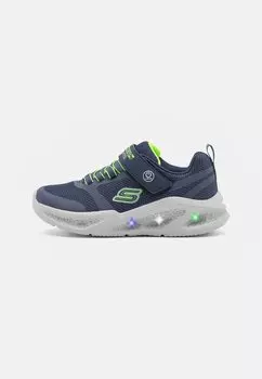 Низкие кроссовки LIGHTED GORE STRAP Skechers, цвет navy/lime