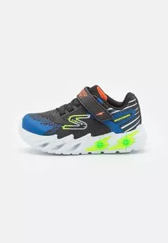 Низкие кроссовки LIGHTED GORE & STRAP Skechers, цвет black/blue/lime/orange trim