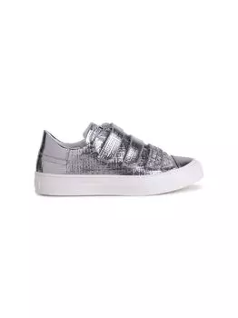 Низкие кроссовки Little Kid's & Kid's 4G Metallic Givenchy, серый