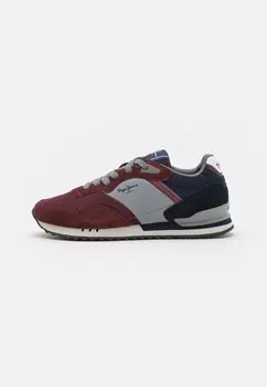 Низкие кроссовки LONDON AWAKE Pepe Jeans, бордовый