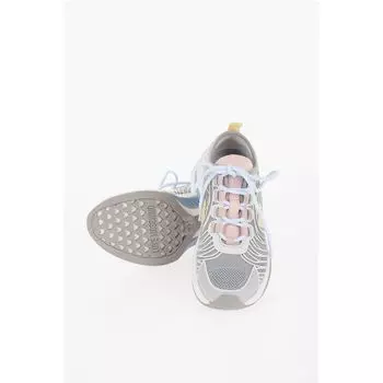 Низкие кроссовки LOVE Mesh SPRINT50 с контрастной отделкой Moschino, Blue