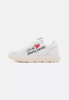 Низкие кроссовки Love Moschino, белые