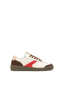 Низкие кроссовки Marc O'Polo Court, цвет white cotton/poppy red