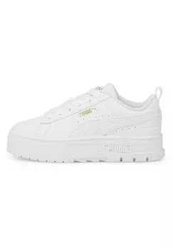 Низкие кроссовки Mayze Puma, цвет puma white/puma team gold