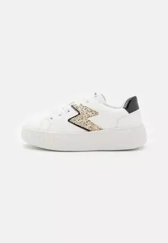 Низкие кроссовки Mikiroshi Girl Geox, цвет white/black