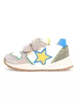 Низкие кроссовки Naturino Leder Argal, цвет wei/bunt