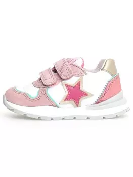 Низкие кроссовки Naturino Leder Argal, цвет wei/rosa