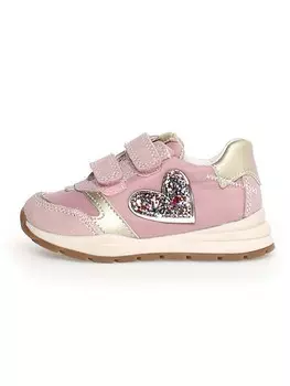 Низкие кроссовки Naturino Leder Quelly VL, цвет rosa/gold