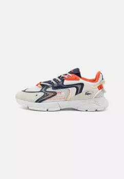 Низкие кроссовки NEO Lacoste, белый/оранжевый