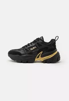 Низкие кроссовки Nick Trainer Michael Kors, цвет black/gold