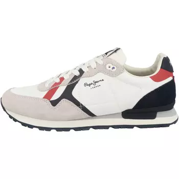 Низкие кроссовки Pepe Jeans low Brit Road, белый