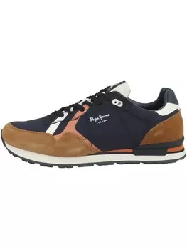 Низкие кроссовки Pepe Jeans low Brit Road, темно-синий