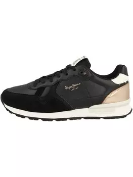 Низкие кроссовки Pepe Jeans low Brit Sun, черный