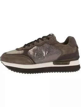 Низкие кроссовки Pepe Jeans low Rusper Stars, коричневый