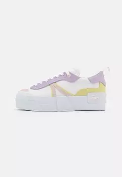 Низкие кроссовки Platform Lacoste, цвет white/pink