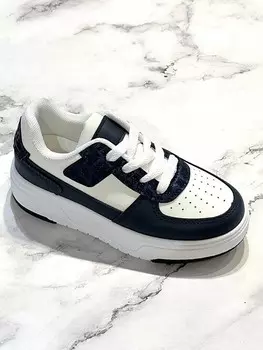 Низкие кроссовки Poti Pati, цвет dunkelblau/wei