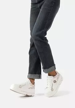 Низкие кроссовки Queen Helena, белое золото