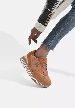 Низкие кроссовки Queen Helena, коричневые