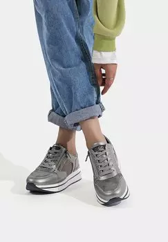 Низкие кроссовки Queen Helena, оловянные