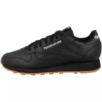 Низкие кроссовки Reebok low Leather, черный